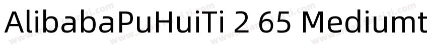 AlibabaPuHuiTi 2 65 Mediumttffold字体转换
